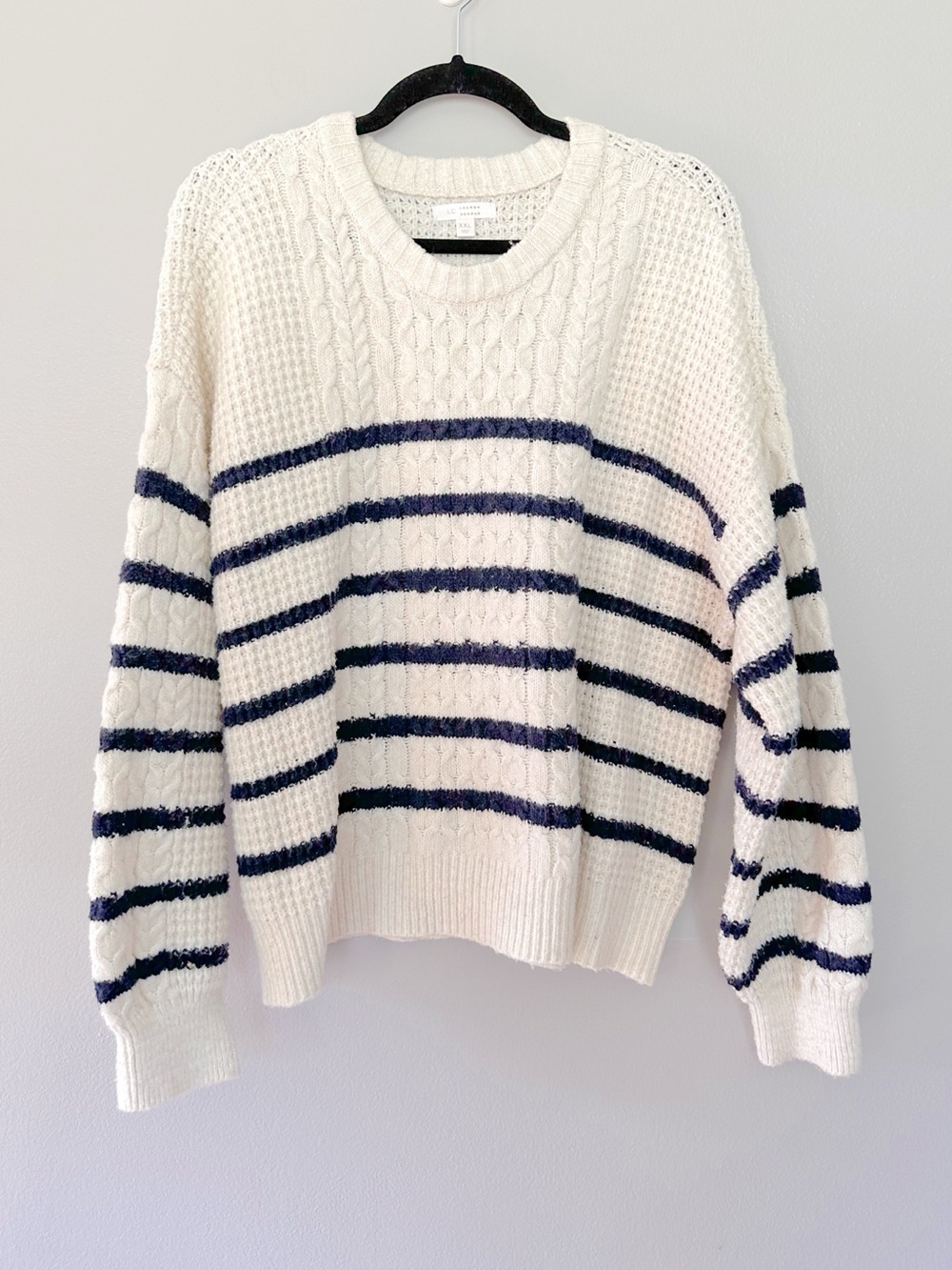 Plus Size LC Lauren Conrad Crewneck Cable Pullover Sweater size XXL
